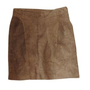 Vintage Brown Mini Skirt